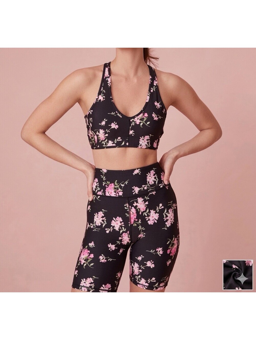 LoveShackFancy Giada Biker Shorts US 0/2 XS NWT Aurora Nights Floral Cottagecore